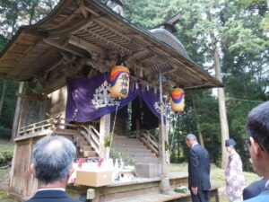 中山地区八田神社村祭り